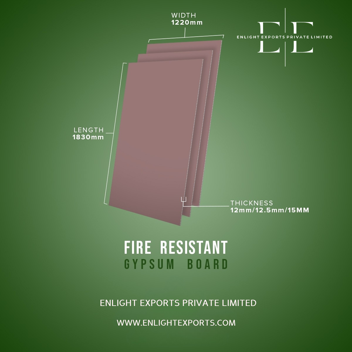 Fire Resistance GYPSUM Board