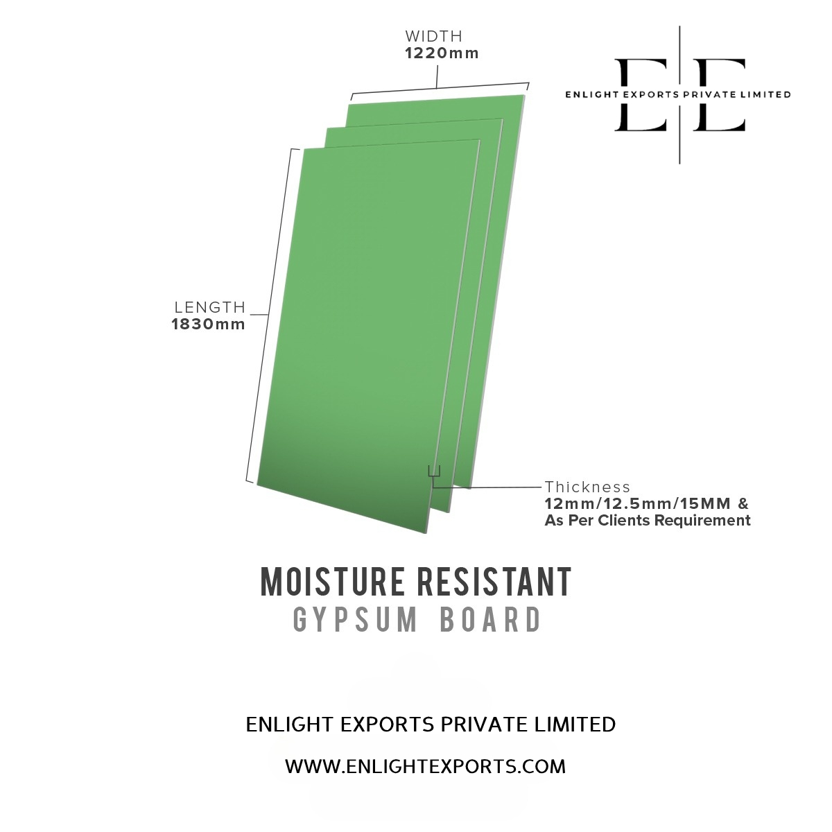 Moisture Resistance GYPSUM Board